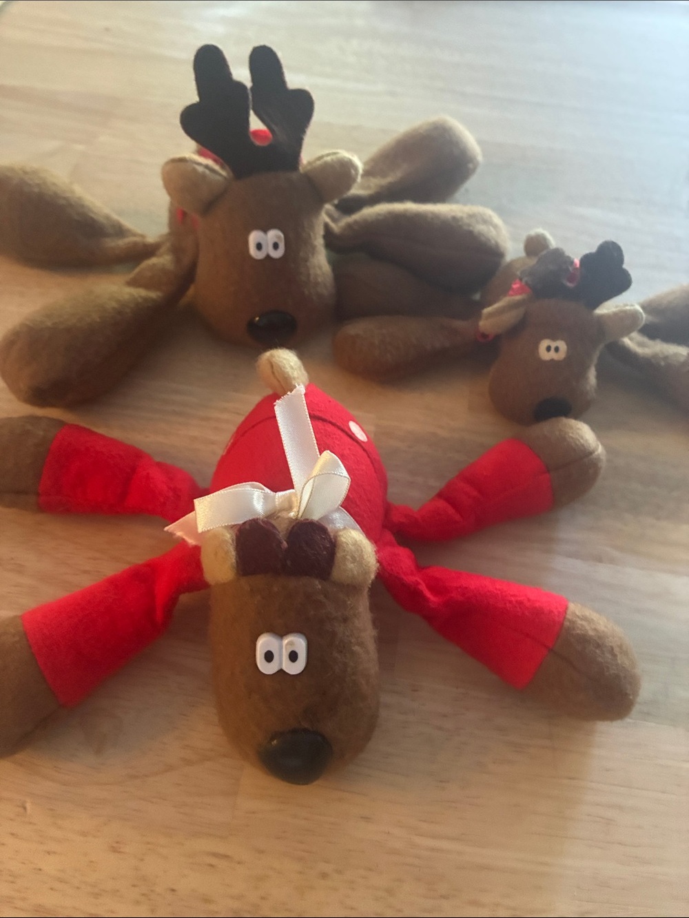 Hallmark Plush Reindeer set- Rodney & Randy Vintage